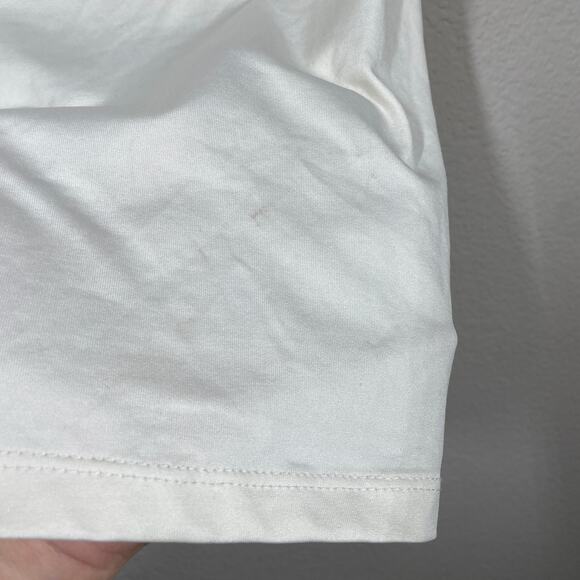 A'nue Miami Womens Size L2 Top Longer Length Tank Cream Scoop Neck Sleeveless - Picture 7 of 8